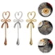 thumbnail image 4 of 3 cucharas de café de acero inoxidable, pequeñas cucharas de postre., 4 of 5