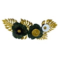 thumbnail image 2 of Decoración de pared de metal con flores, decoración moderna para colgar en la pared, para restaurante. Verde, 2 of 9