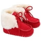 thumbnail image 1 of Botas Uggs de invierno calentitas para bebé rojas para caminar con suela suave antideslizante tanto para hombre como para mujer, 1 of 5