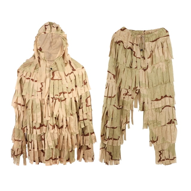 Trajes de camuflaje 3D Trajes Ghillie Ropa de camuflaje Ropa y pantalones de francotirador del para en la , - selva DYNWAVEMX Trajes Ghillie