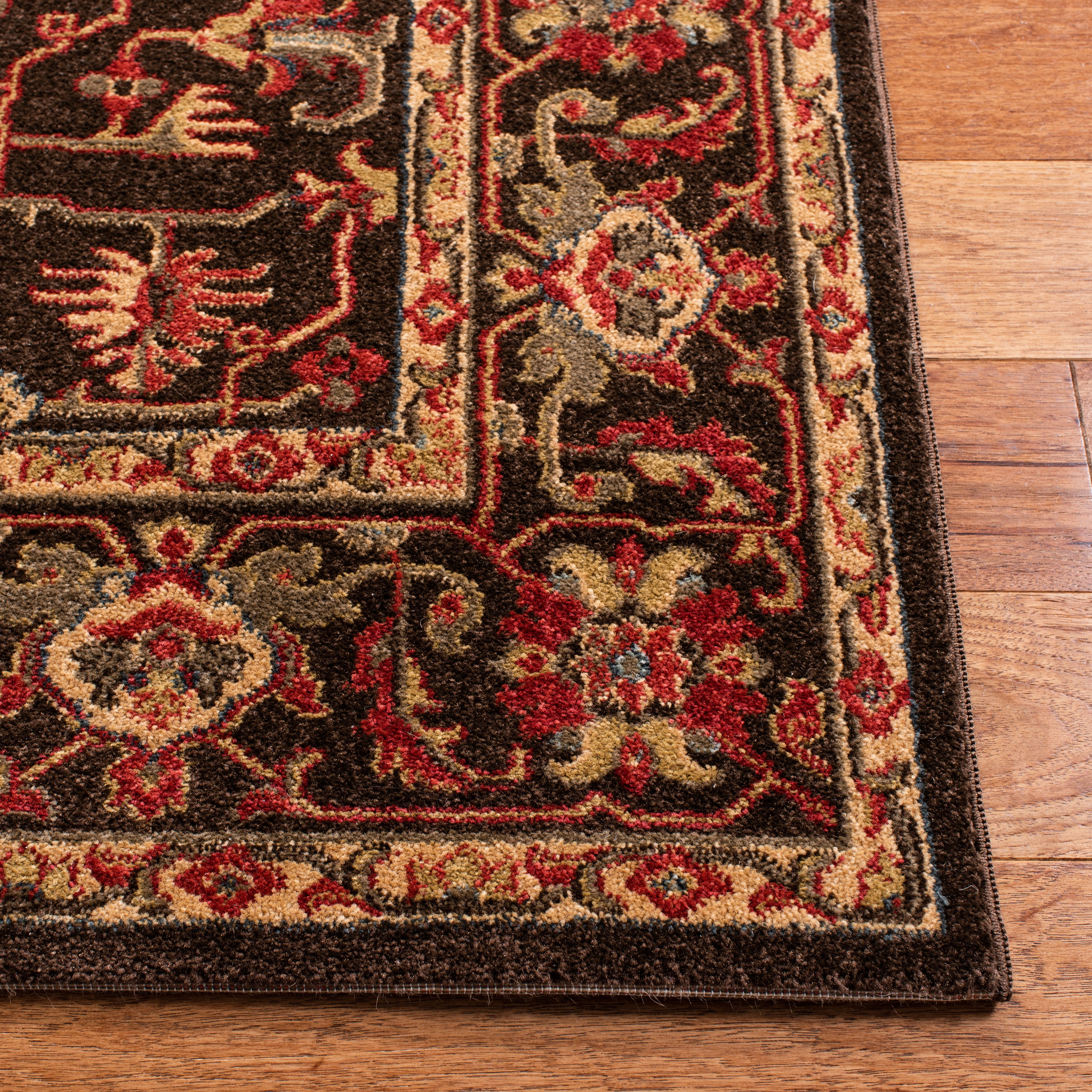 SAFAVIEH Mahal Bentley Oriental Area Rug, Brown/Beige, 6'7" x 9'2"
