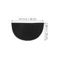 thumbnail image 2 of SEWCHICS 3 Pcs Doublure de Pot de Fleurs Non Tissée Feutre Noir Respirant Demi-Rond pour Jardin, 2 of 8