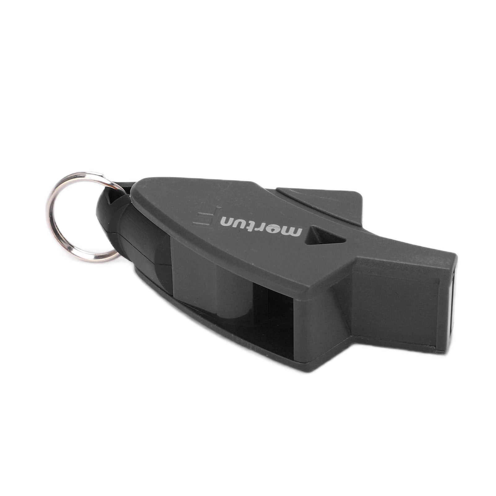 NFTIGB Sports Whistle Portable and Practical Outdoor Whistle with 2 Finger Clips for Football Basketball Referees Black (2.76 inches / 7.00 cm, 0.05 lbs / 23.00 g) Premium Referee Coach Gear
