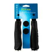 Concord Replacement Premium Ergonomic Rubber Bicycle Grips, Black