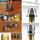 thumbnail image 4 of Tapones de acero inoxidable sofisticados para champán, conservantes de frescura a prueba de fugas para vinos espumosos, diseño antideslizante para botellas de prosecco, champán y cava, conservación, 4 of 5