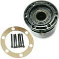 thumbnail image 3 of JADODE Premium Manual Locking Hub with Zinc Aluminum Alloy Dial Locking Hub Replacement for Nissan Pathfinder Titan Xterra D21 Pickup, w /28 Splines, Chrome-29091, 3 of 5
