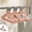 Pink, variant on Suit Hangers , Non-Slip Felt Hangers, Ultra-Slim Space Saving Clothes Hangers, Sturdy Coat Hangers,Non Slip Dresses Hangers with Shoulder Notches for Adult