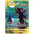thumbnail image 1 of Cartas de Pokémon 10000, Arceus, Pikachu, Charizard, Vmax, Gx, monstruo de bolsillo dorado, letras de Metal de hierro en inglés, colección de tarjetas de regalo para niños, 1 of 4