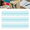 thumbnail image 4 of Binding Comb, Paper Binding Tool Wear Resistant PP 22mm Inner Diameter Rust And Corrosion Proof Reusable  For School Transparent Blue, 4 of 8
