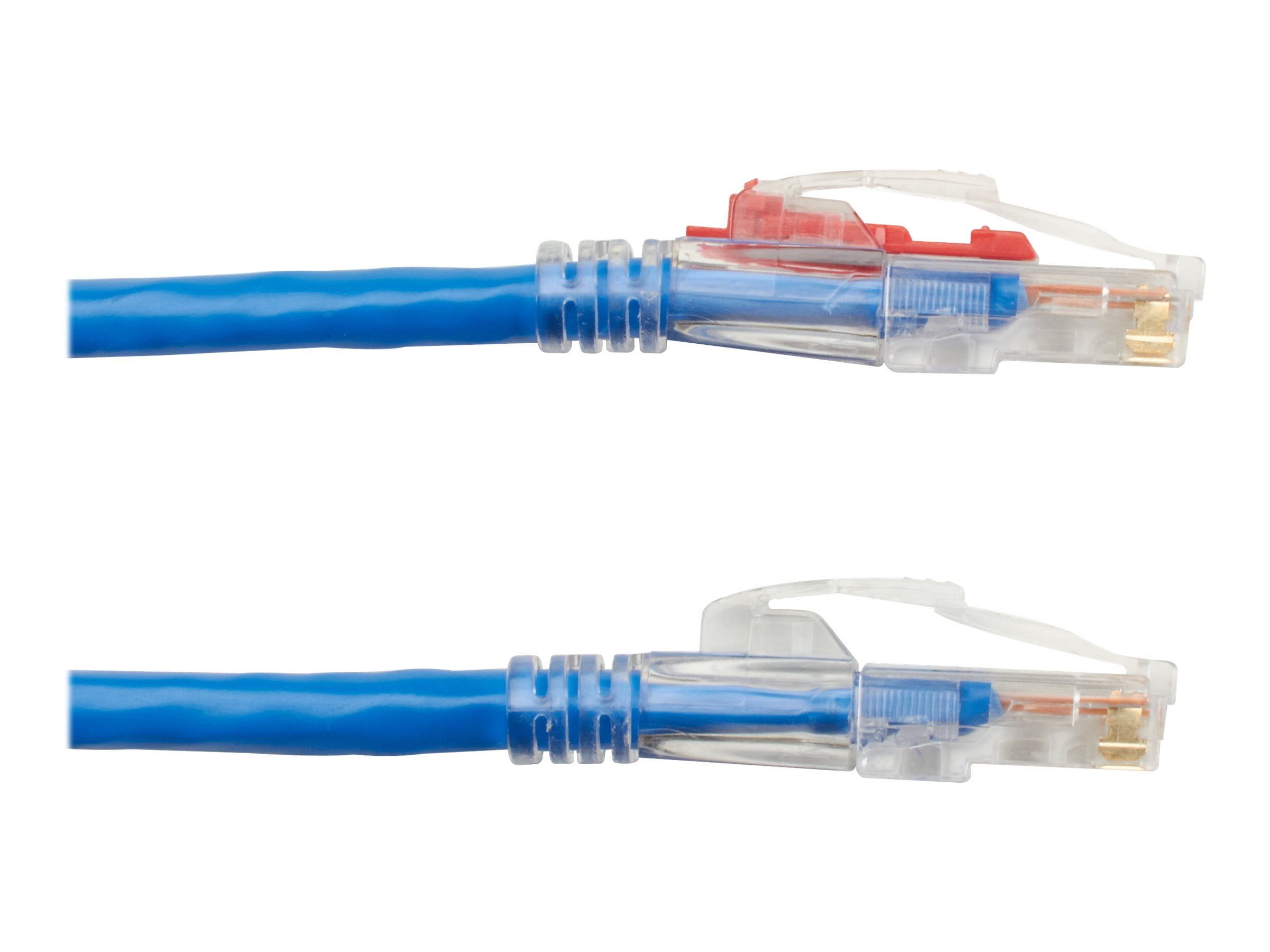 Blue UTP 15-ft. 4.5-m Black Box GigaBase 3 CAT5e 350-MHz Lockable Patch Cable Blue UTP 15-ft. 4.5-m Black Box GigaBase 3 CAT5e 350-MHz Lockable Patch Cable