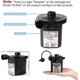 thumbnail image 2 of electric air pump, rechargeable,quick to inflate/deflate 3 tips and 5v usb adapter included 26-27s, 2 of 5
