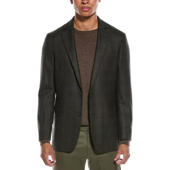 Brooks Brothers mens Classic Wool Sportscoat, 36 REG, Green