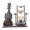 Silver, variant on Violin Sand Hourglass Ornament,Retro Bronze Silver Finish,Reversible Calming Sand Timer Desk Ornament for Home Office & Birthday Gift