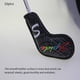 thumbnail image 4 of Club de golf Cubiertas Cubierta de cabeza de araña Accesorio Accesorio Anti-Agua PU Golfs Cabezales Protector en bolsa Paquete Reemplazo para Dominant Negro 10 Piezas Kearding OD003021-01B, 4 of 7