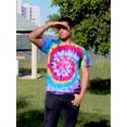 thumbnail image 2 of Love Techno Style Heart Tie Dye Spiral Men -Image by Shutterstock, Male Small, 2 of 4
