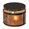 thumbnail image 5 of Meyda Tiffany 147377 Smythe Craftsman 2 Light 12" Wide Semi-Flush Drum Ceiling Fixture -, 5 of 7