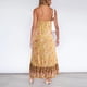thumbnail image 2 of Vestido Estampado Floral Para Mujer, Dobladillo Con Volantes, Vestido Floral De Verano, Correa De Espagueti De Fibra De Poliéster, Ropa Cómoda Para Fiestas Mgaxyff Otros, 2 of 8