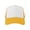 Gold White, variant on Blank 5 Panel Trucker Hat Foam Front Mesh Back 2 Tone Trucker Snapback Hat-Gold White