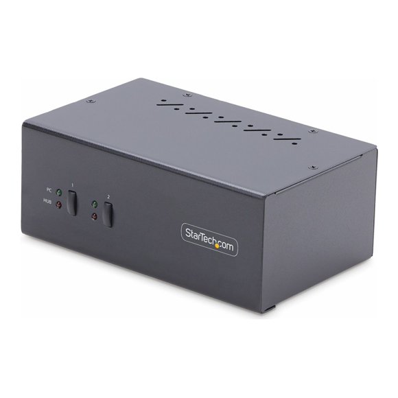 StarTech P2DD46A2-KVM-SWITCH 4K 60 Hz 2 Port Dual Monitor KVM Switch