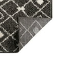 thumbnail image 6 of Unique Loom Tribal Trellis Collection Area Rug - Alaoui (7' 10" Square Dark Gray/Ivory), 6 of 12