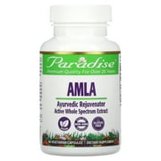 Paradise Organic Amla Extract with Vitamin C, Vegan, Non GMO, Gluten Free, 60 Vegetarian Capsules