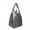 Gray, variant on Fashion Women's Large Pu Leather Satchel Handbag Work Tote Shoulder Bags Purse Soft Crossbody Oversized Bag,Black
