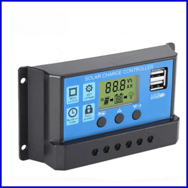 Controlador solar 30A Controlador solar LCD 12v24v Identificación automática