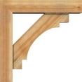 thumbnail image 3 of Ekena Millwork 6"W x 26"D x 26"H Merced Block Rough Sawn Bracket w/ Offset Brace, Western Red Cedar, 3 of 25
