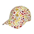 thumbnail image 6 of Lsque Colorful Leaves Baseball Cap Trucker Low Profile Hat Golf Dad Hat Adjustable Original Classic Unconstructed Plain Cap Men Women, 6 of 9