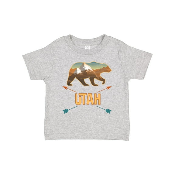 Inktastic Utah Vacation Bear Silhouette Boys or Girls Toddler T-Shirt