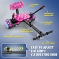 thumbnail image 5 of Hoverboard with Seat, 6.5" Hover Board Go Kart, Built-in Bluetooth, Wheels with LED Light, 5 of 6