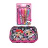 L.O.L. Surprise! 3D Molded Pencil Case & Small Gel Pens (4-Pack) 2-Piece Set