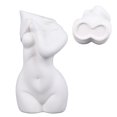 thumbnail image 1 of Jarrón De Cerámica Blanca Para Cuerpo Femenino, Jarrón De Cerámica Para Cuerpo Femenino, Aspecto único De Desvestirse, Decoración Del Hogar, Cocción A Alta Temperatura Para, 1 of 7