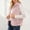 Pink plus size fleece vest a1, variant on Tusihei Women Plus Size Fleece Vest Zip Up Sleeveless Jackets Coats Fuzzy Waistcoat Outerwear Fall Winter Outfits, Blue M
