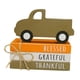 thumbnail image 5 of Decoración de otoño, estatua de coche de Acción de Gracias, libros de madera, adorno decorativo para estantería para bienvenida a, 5 of 9