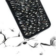 thumbnail image 3 of Compatible with Samsung Galaxy S23 Ultra Glitter Case 3D Glitter Sparkle Bling Case Crystal Rhinestone Diamond Bumper Clear Gems Cute Protective Girly Case for Galaxy S23 Ultra, Black, 3 of 11
