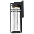 thumbnail image 4 of Nuvo Lighting Ledges 6W LED Medium Wall Lantern Matte Black with Clear Seeded Glass, 4 of 7