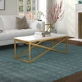 thumbnail image 2 of Evelyn&Zoe Glam 46" Wide Brass Coffee Table, 2 of 7