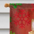 thumbnail image 3 of Carolines Treasures LH9316CHF 28 x 40 Po. Silky Terrier Flocons de Neige Rouges et Verts Drapeau de Noël en Toile - Taille Maison, 3 of 4
