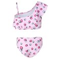 thumbnail image 6 of Summer Savings Clearance! Edvintorg Girls' Swimwear 8-14Years Summer New 2024 Two Pieces Bathing Suit Teenage Swimsuits Fashion Cute Flowers Print Ruffles Sleeveless Bikini Set, 6 of 7