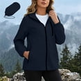 thumbnail image 2 of Lenago Women's Multi-Pocket Waterproof Hooded Hiking Trekking Jacket, 2 of 9