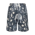 thumbnail image 3 of joogoo Mens Swim Trunks Elephant Boho Style Beach Shorts Drawstring Elastic Waist Swimwear Bathing Suits XXL, 3 of 7