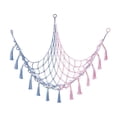 thumbnail image 2 of Hamaca de juguete, hamaca triangular de animales de peluche, organizador colgante de red para mascotas Macrame Boho Cuddly Toy Net juguetes de peluche Azul Baoblaze Hamaca de juguetes, 2 of 8