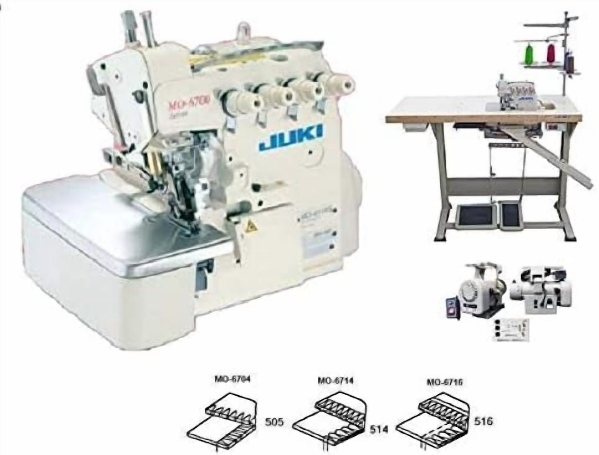 Juki MO-6714DA  Industrial 4-Thread Overlock Sewing Machine