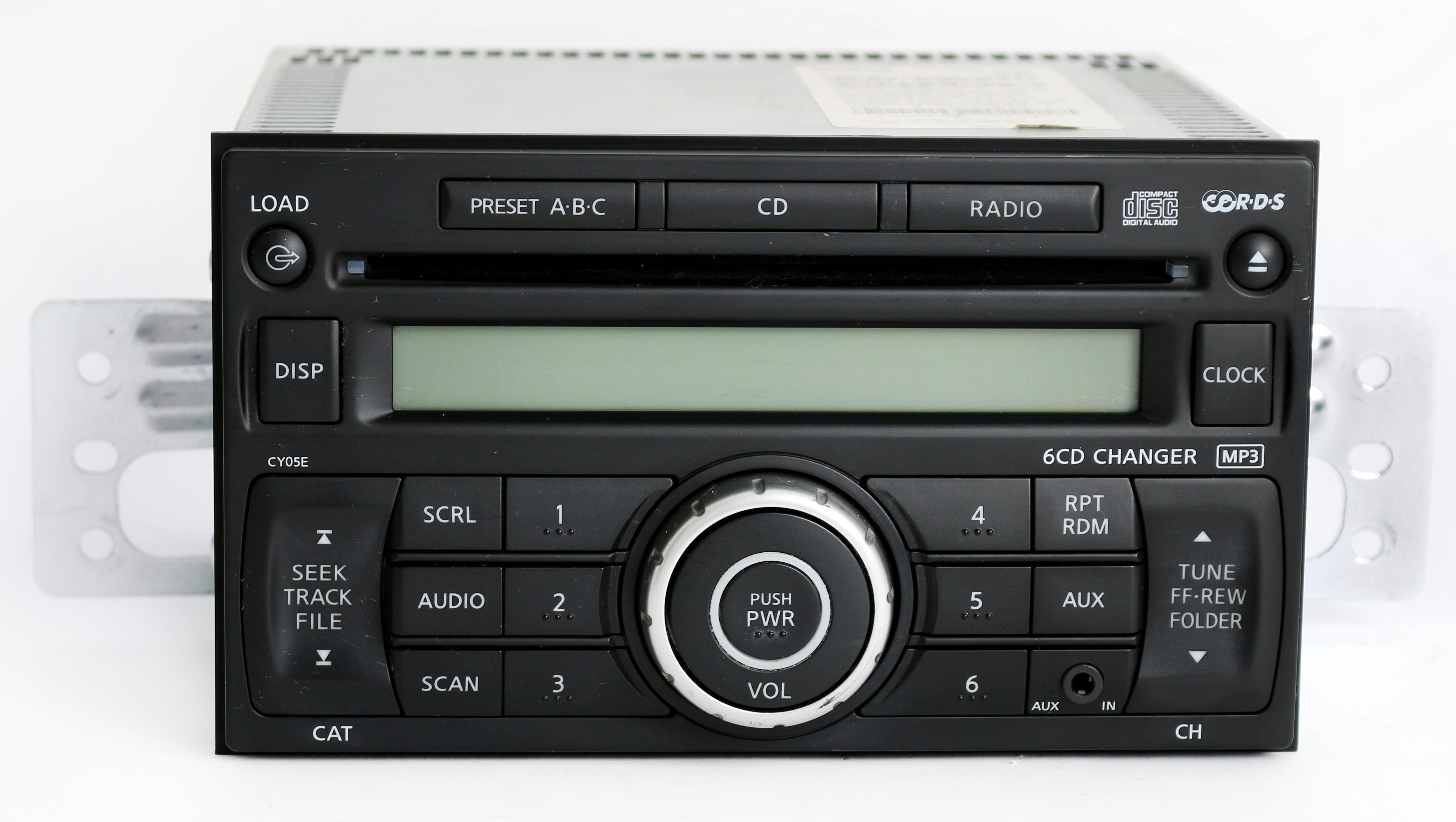 1 Factory Radio 638-50353-D AM/FM Radio 6 Disc CD Player Fits 07-09 Versa Fits select: 2007-2009 NISSAN VERSA