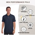 thumbnail image 6 of Iceglad Golf Shirts for Men Short Sleeve Dry Fit Print Performance Moisture Wicking Polo Shirt, 6 of 8
