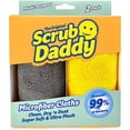thumbnail image 1 of Scrub Daddy Microfiber Cleaning Cloths - All Purpose Microfiber Towels, Absorbent, Lint Free, Streak Free, Multi Surface Cleaning Rags for Glass, Wood, Dusting, Shining and Polishing 2ct, 1 of 8