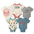 thumbnail image 1 of Bodysuits Marvel Avengers para bebés de 24 meses, paquete de 5, 1 of 6