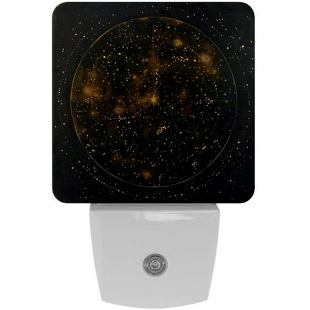 

Plug-in Night Lights Set Of 2 Constellation Automatic Dusk-To-Dawn Sensor LED Nightlights Home Decorative Lamp For Kids Teens Girls Boys Adults