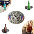 thumbnail image 4 of Cinturón de cerveza portátil para picnic y senderismo al aire libre HEBILLA DE CERVEZA HEBILLA DE CERVEZA estante de bebidas de metal creativo y práctico, 4 of 6